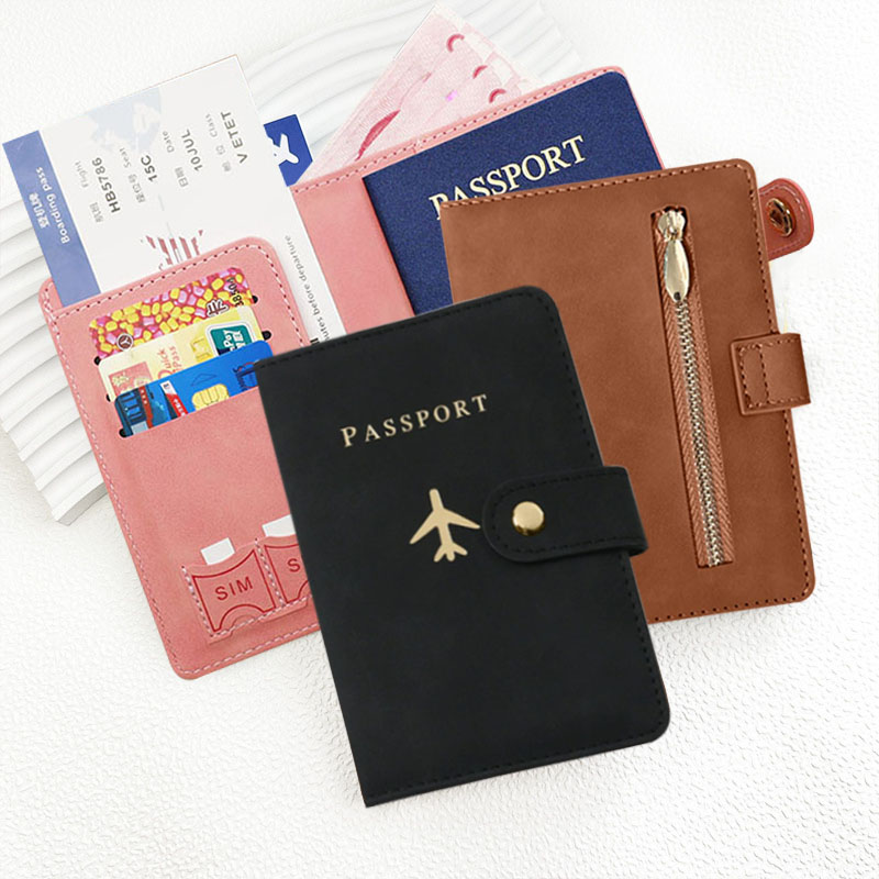 Women'S Accessories Wallet - Leather Passport Holder Covers Case Travel