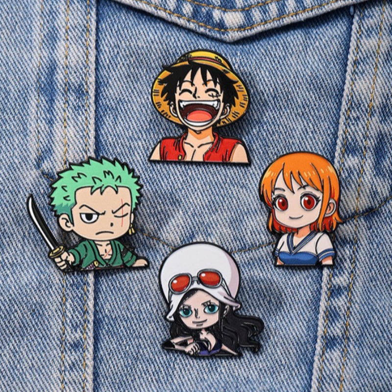 Women Accessories Jewelry - Luffy Solon Robina Nami Anime Enamel