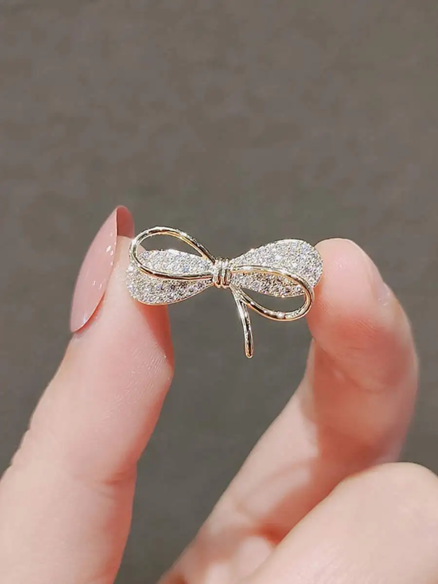 Women'S Clothing And Accessories - Bowknot brooch for women silk scarf