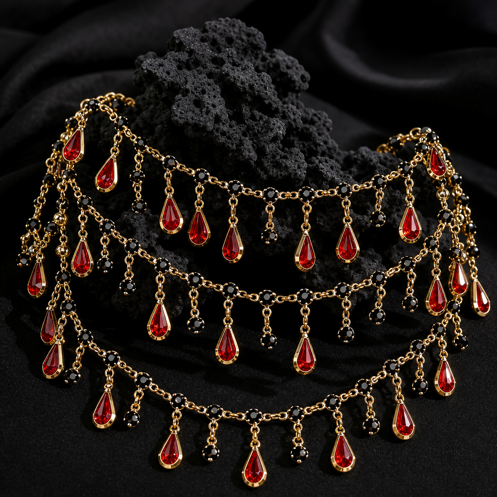 Women'S Clothing And Accessories - 0.5/1m Teardrop Rhinestone Tassel Handmade Chain
