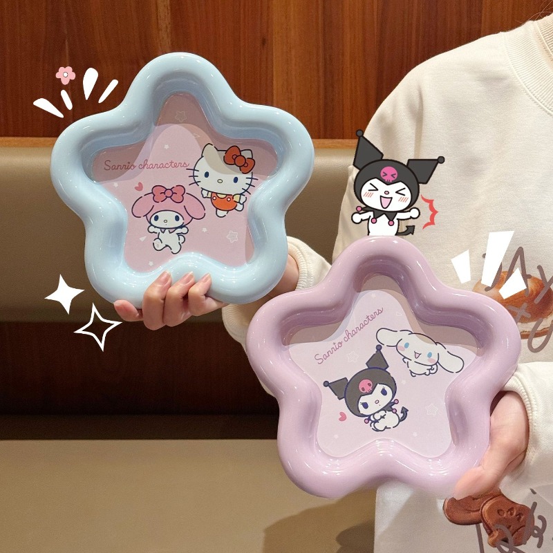 Women Accessories Combo Gift - Cartoon Cat Print Ceramic Dinnerware Set