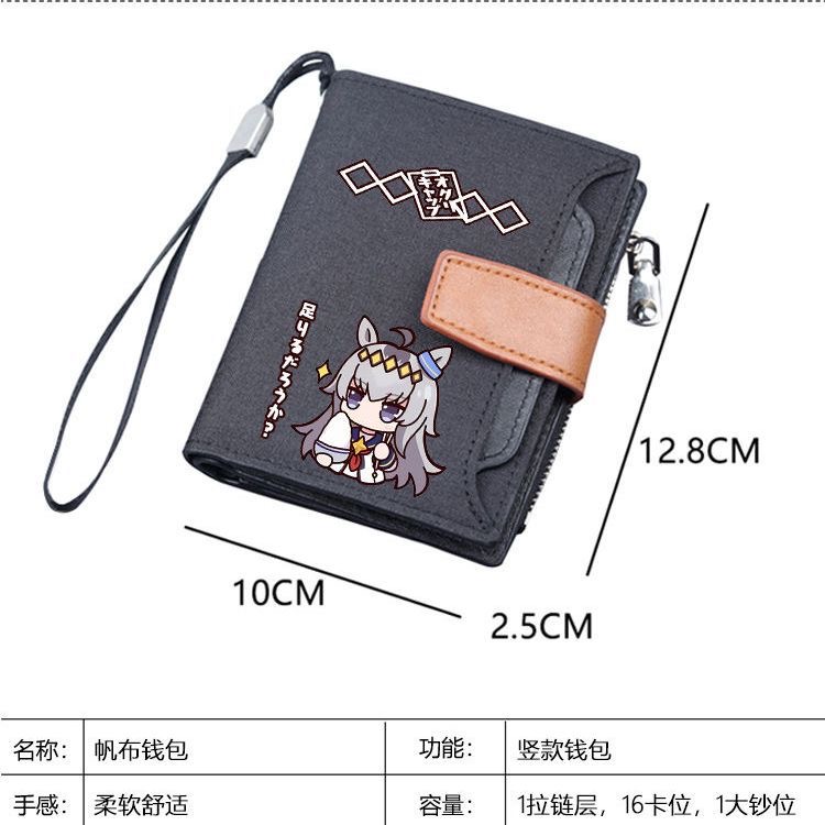Women'S Accessories Wallet - Japanese Anime Little Kuri Hat Short