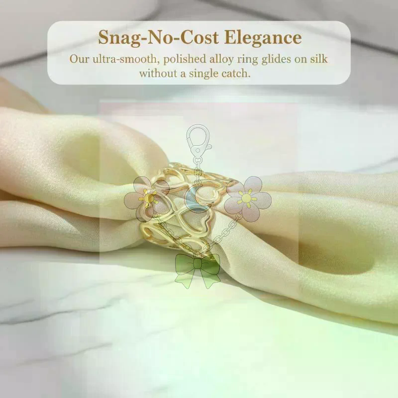 Women'S Clothing And Accessories - 1/4Pcs Alloy Circle Scarves Brooch Pins