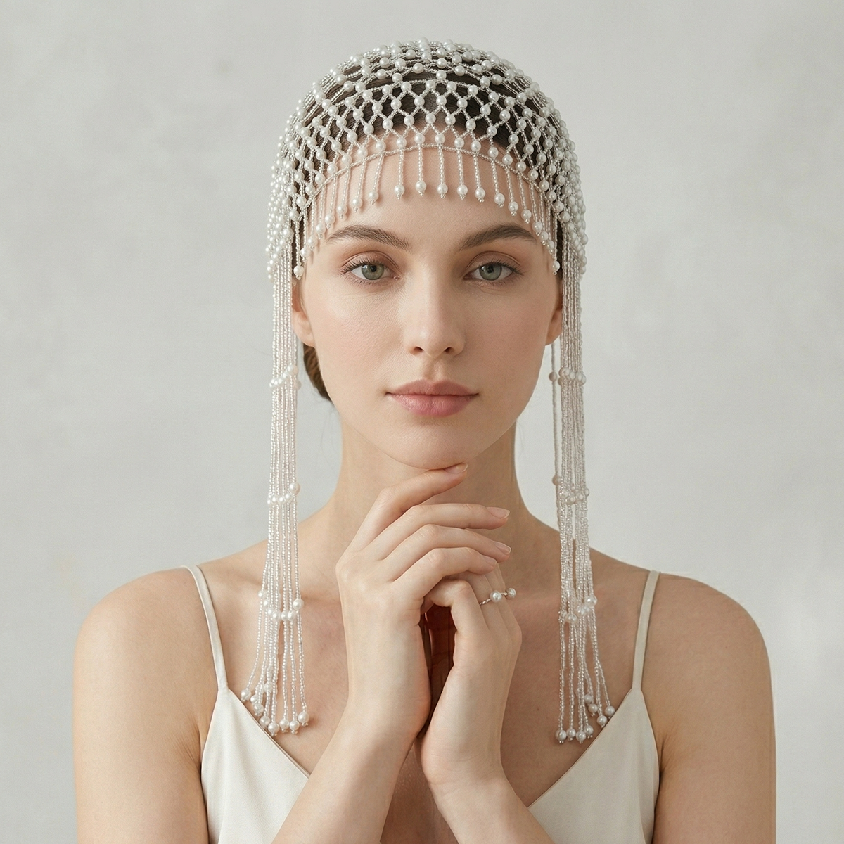 Luxury Pearls Beaded Headwrap  - Women Accessories Jewelry incelemesi ve fiyatı