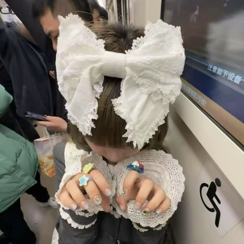 Y2K Lolita Lovely Lace Headban - Women'S Victorian Accessories incelemesi ve fiyatı