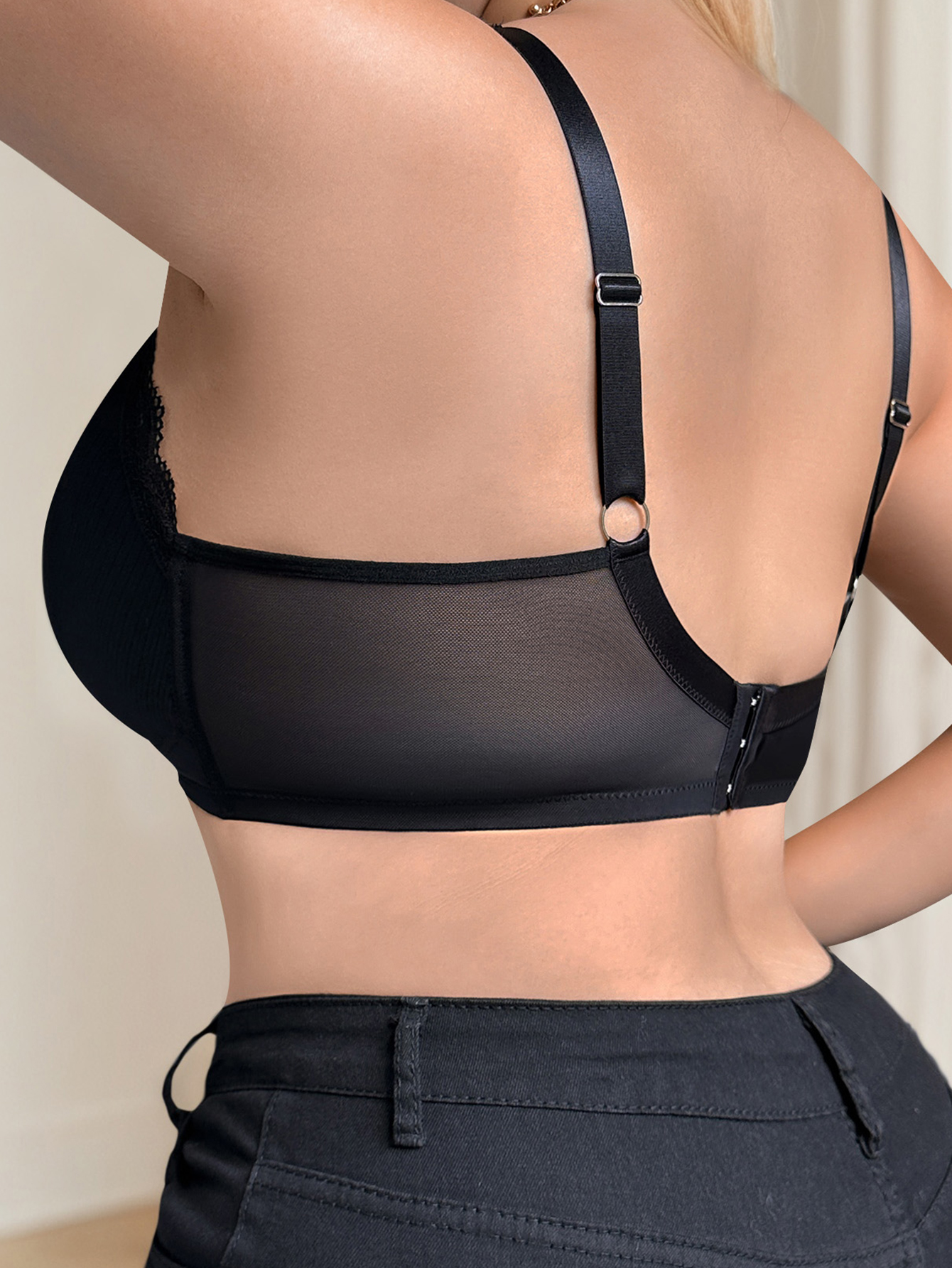 Black rimless plus size bra, p - Accessories Woman incelemesi ve fiyatı