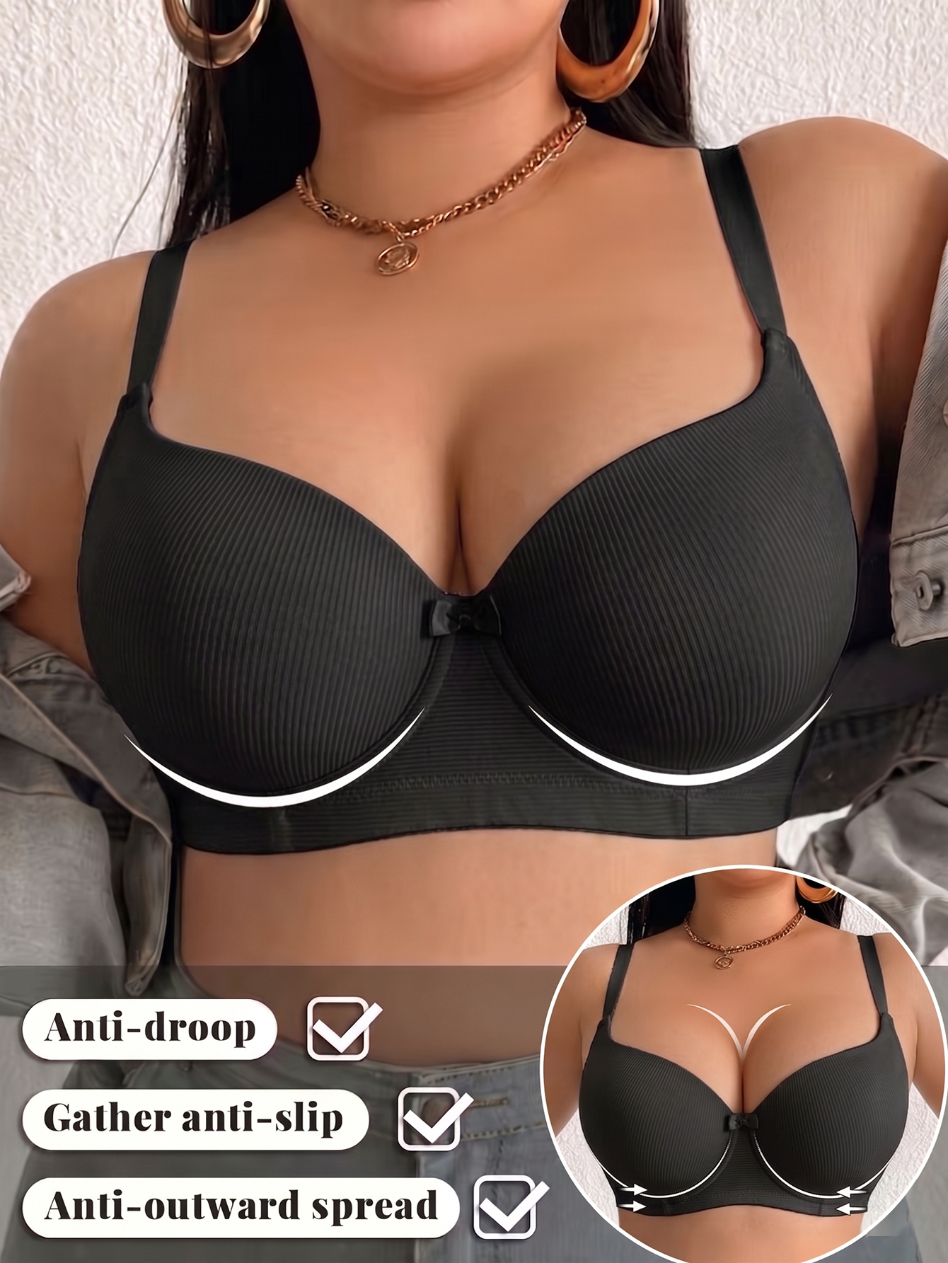 Plus Size Anti-Sagging Women B - Accessories Woman incelemesi ve fiyatı