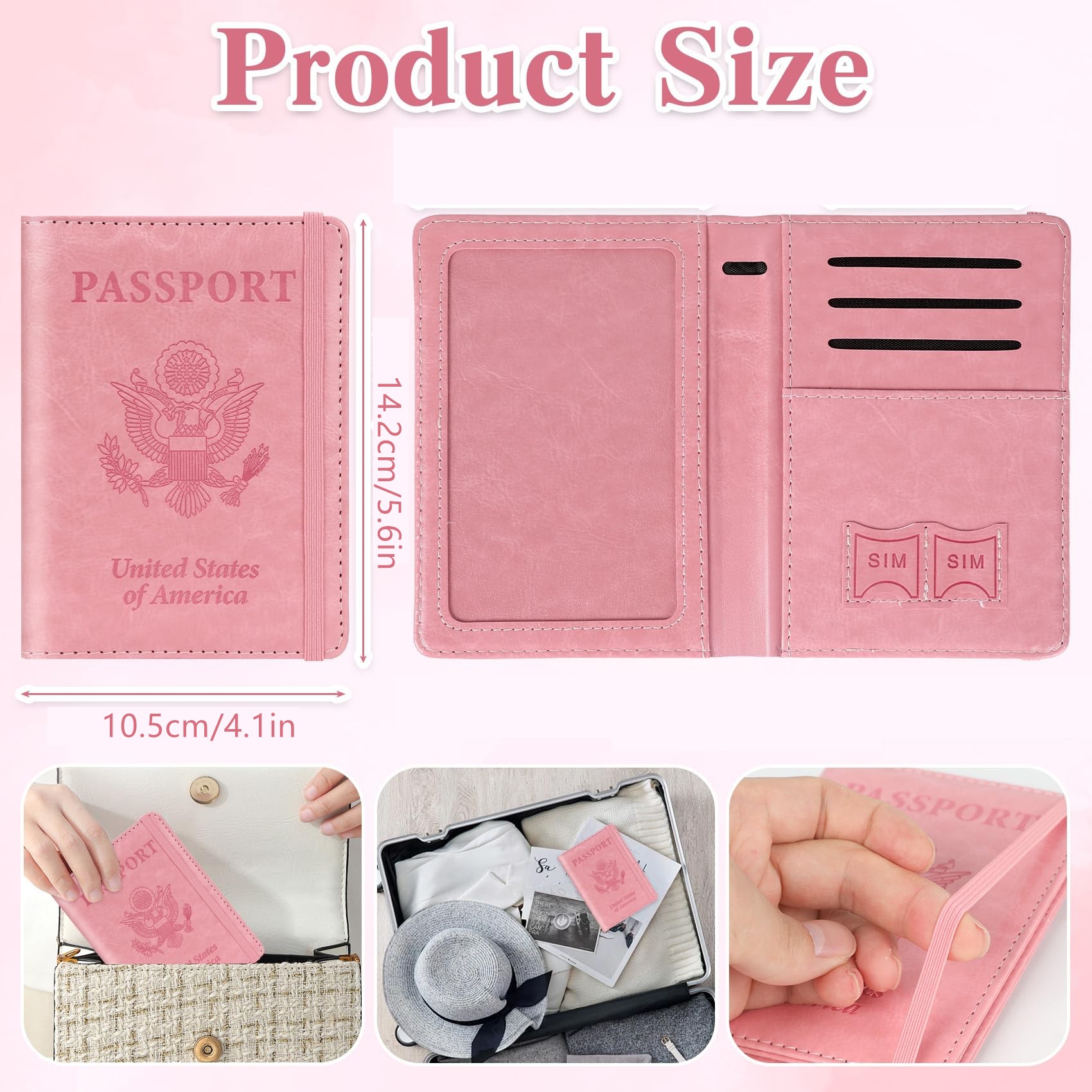 Passport Holder for Travel, Rf - Women'S Accessories Wallet incelemesi ve fiyatı
