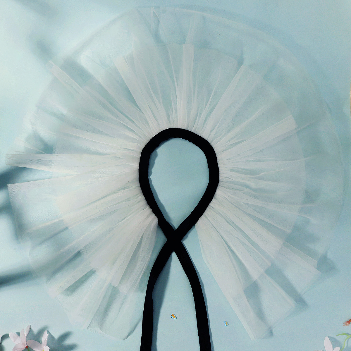 Fashion Tulle Ruffle Collar Fo - Women'S Victorian Accessories incelemesi ve fiyatı