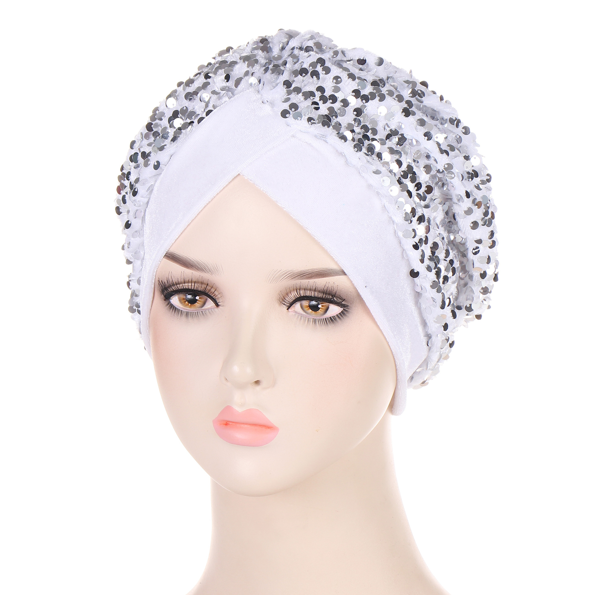 Glitter Sequins Velvet Turban  - Women Accessories India incelemesi ve fiyatı