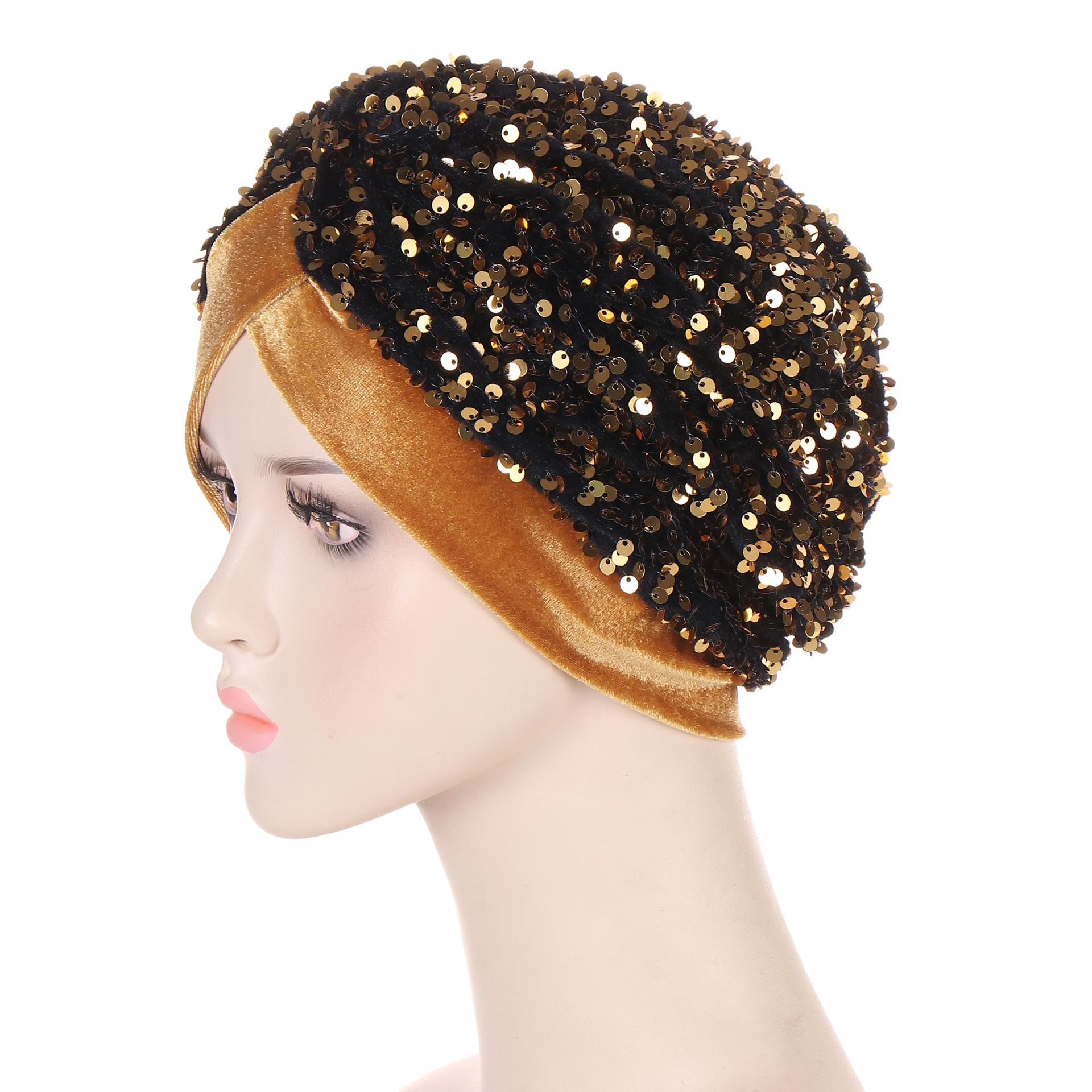 Glitter Sequins Velvet Turban  - Women Accessories India incelemesi ve fiyatı