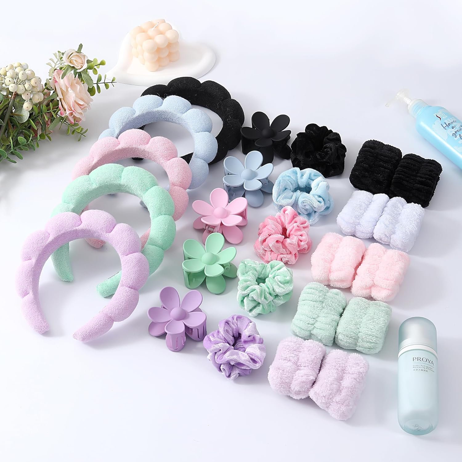6pcs Headbands Wristband Set f - Women Accessories Combo Gift incelemesi ve fiyatı