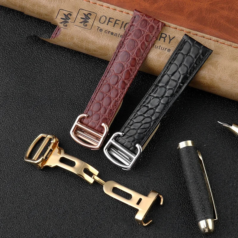 Crocodile Watchband 16 18 20 2 - Women'S Accessories Cartier incelemesi ve fiyatı