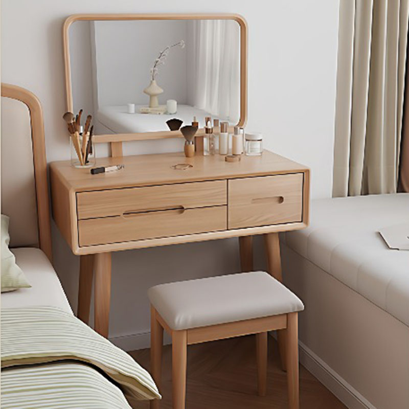 Mirror Desk Vanity Table Stool - Women Accessories Drawer incelemesi ve fiyatı