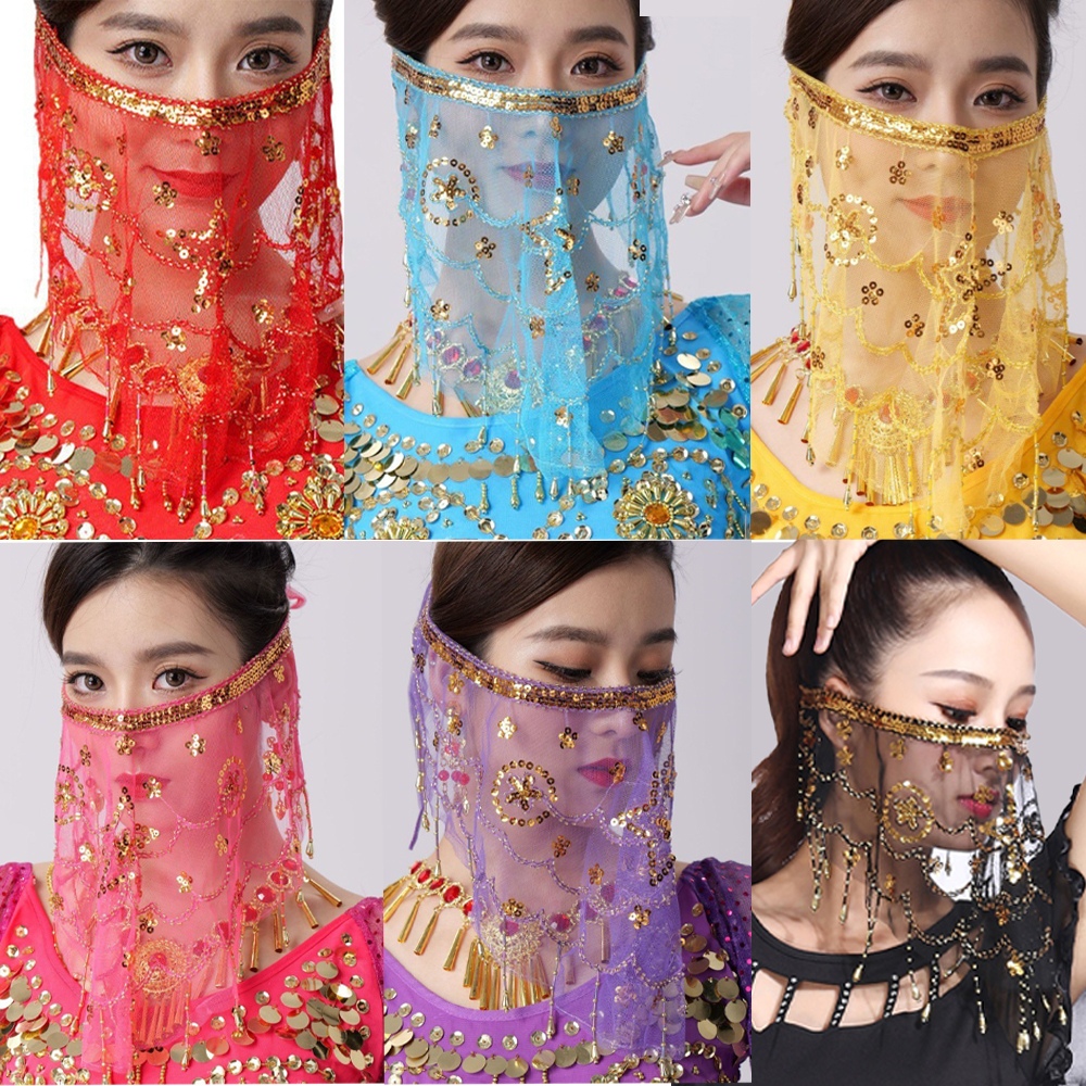 Belly Dance Veils Fringe Sequi - Women Accessories India incelemesi ve fiyatı