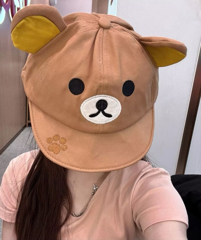 Rilakkuma Bear With Ear Cap Su - Women'S Clothing And Accessories incelemesi ve fiyatı