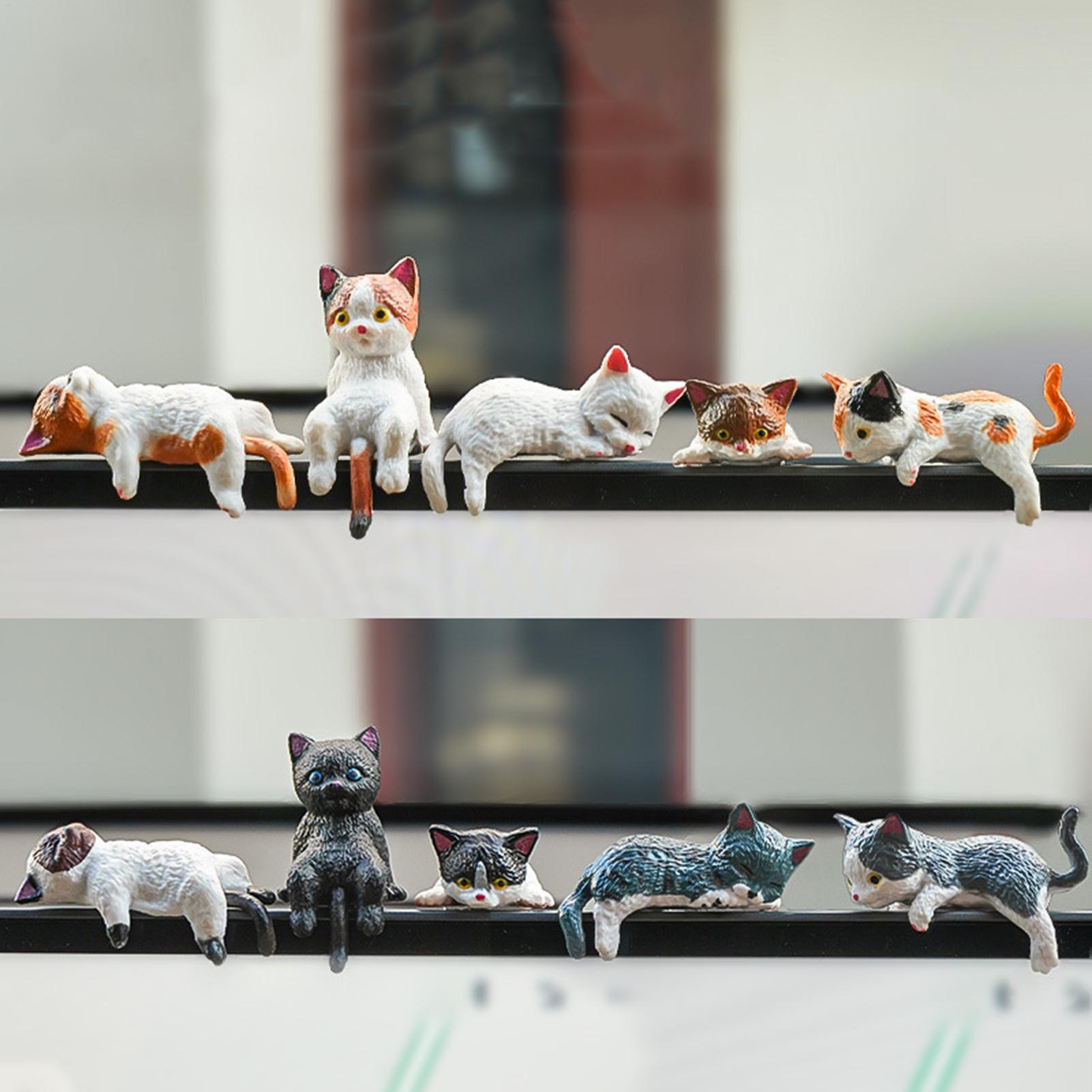 10pcs Cute Mini Cat Ornament C - Women Accessories India incelemesi ve fiyatı