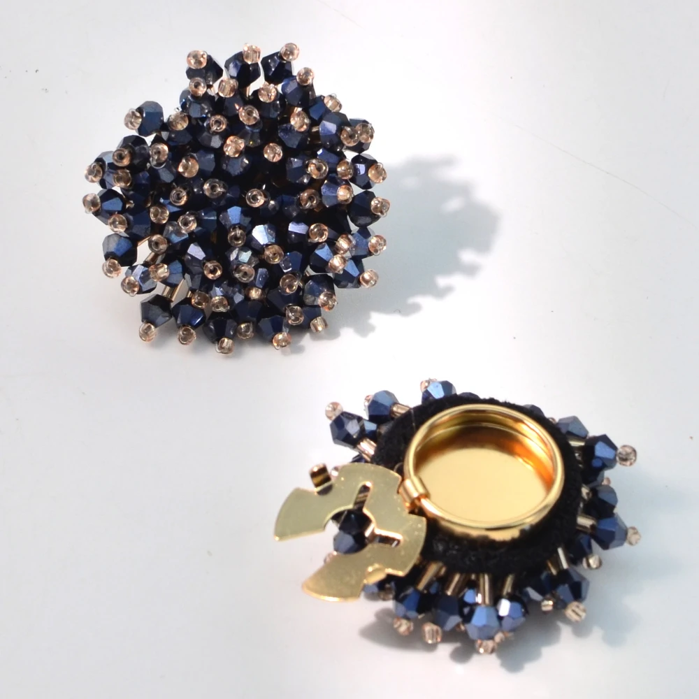2PCS Elegant Button Covers Han - Women Accessories Jewelry incelemesi ve fiyatı