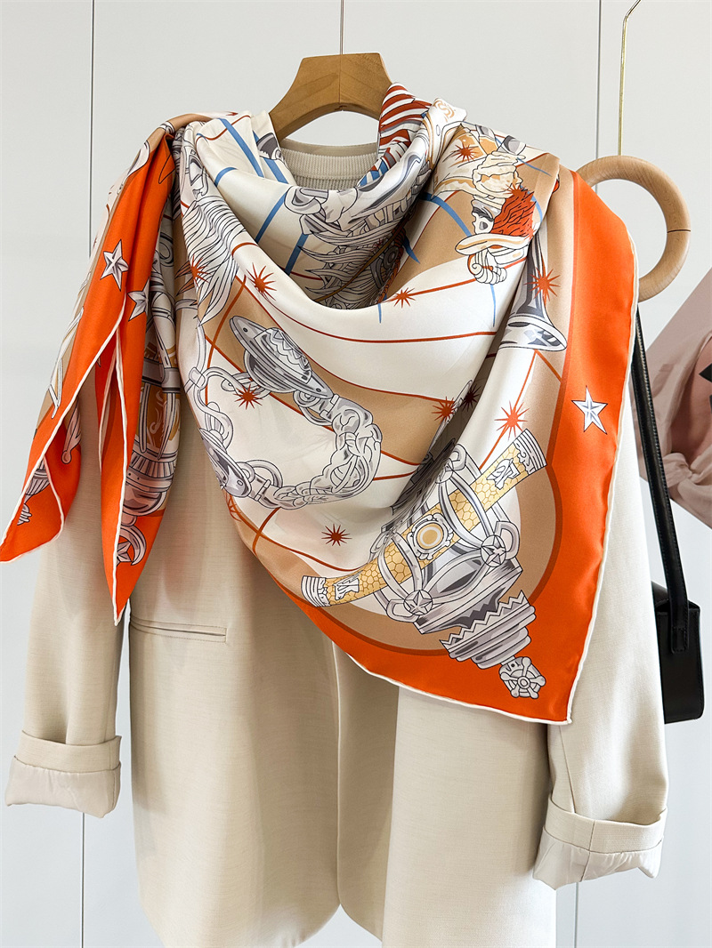 Luxury Brand Scarf Large Silk  - Accessories Brand For Women incelemesi ve fiyatı
