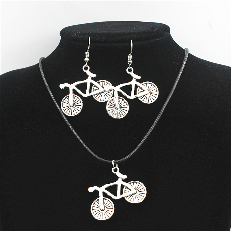 Retro Bicycle Jewelry Set for  - Women Accessories Combo Gift incelemesi ve fiyatı