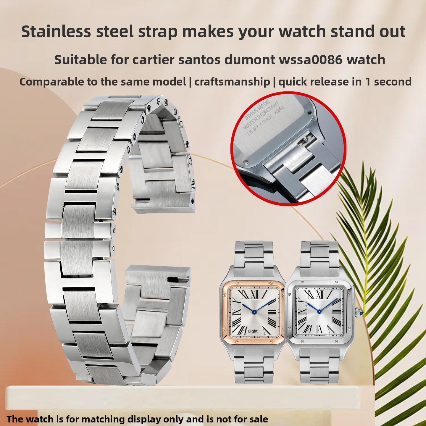 17.5mm Quick-Release Steel Wat - Women'S Accessories Cartier incelemesi ve fiyatı