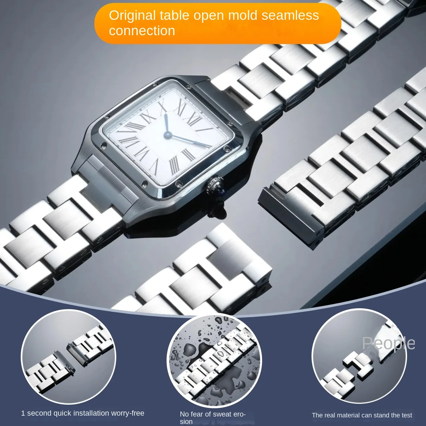 17.5mm Quick-Release Steel Wat - Women'S Accessories Cartier incelemesi ve fiyatı