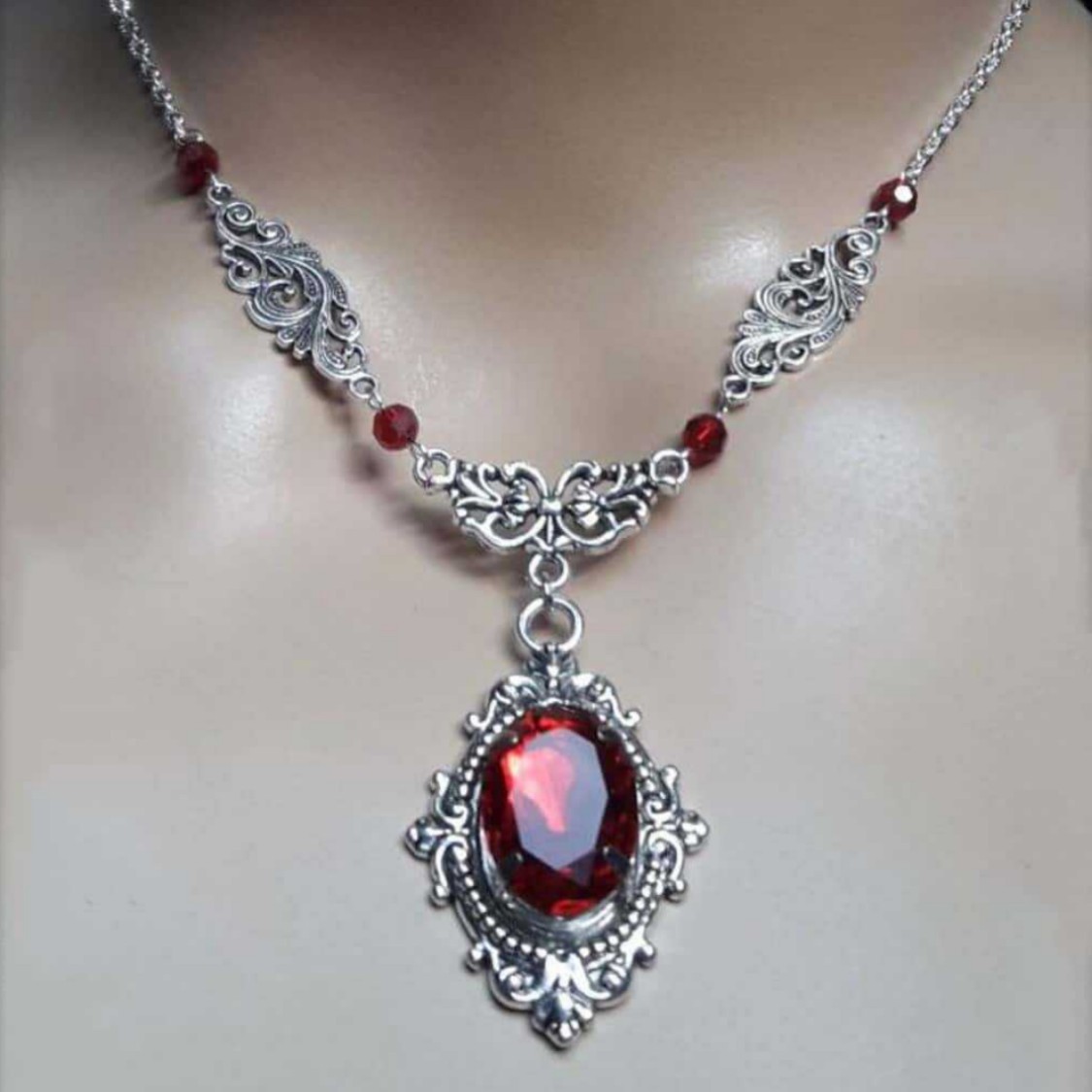 Purple Magic Water Drop Neckla - Women'S Victorian Accessories incelemesi ve fiyatı