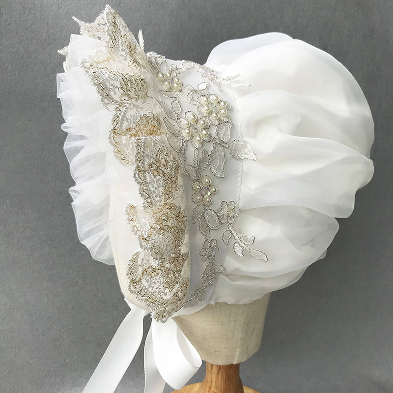 Victorian Bonnet Ruffles Villa - Women'S Victorian Accessories incelemesi ve fiyatı