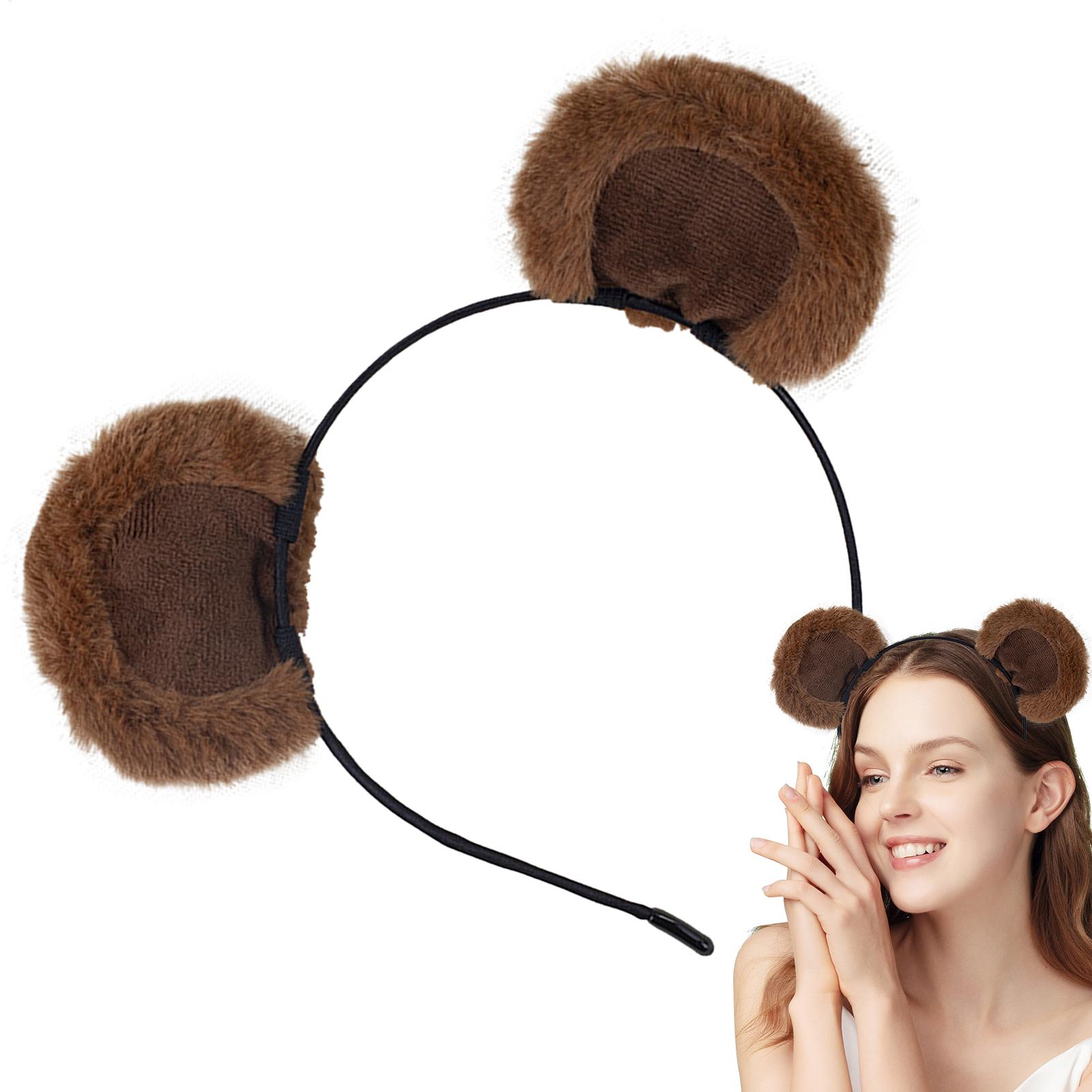 Cute Brown Ears Headband Adjus - Women Accessories Combo Gift incelemesi ve fiyatı