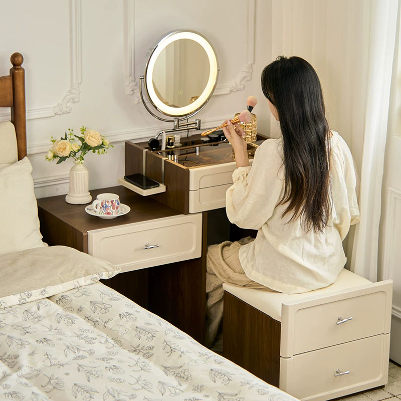 Modern Coffee Vanity Table Wom - Women Accessories Drawer incelemesi ve fiyatı