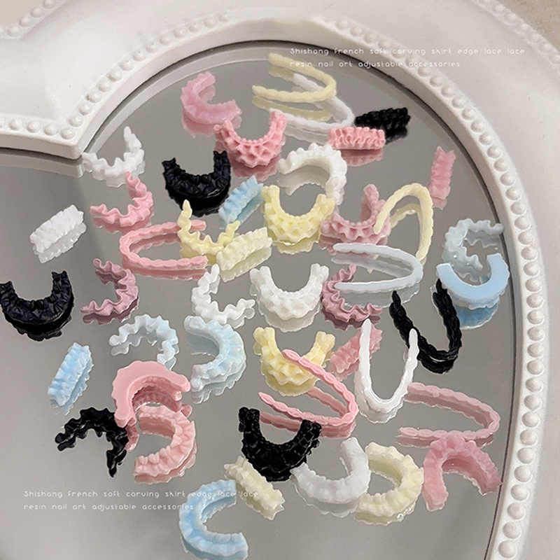 30Pcs 3D Resin Nail Art Lace T - Women Accessories Combo Gift incelemesi ve fiyatı