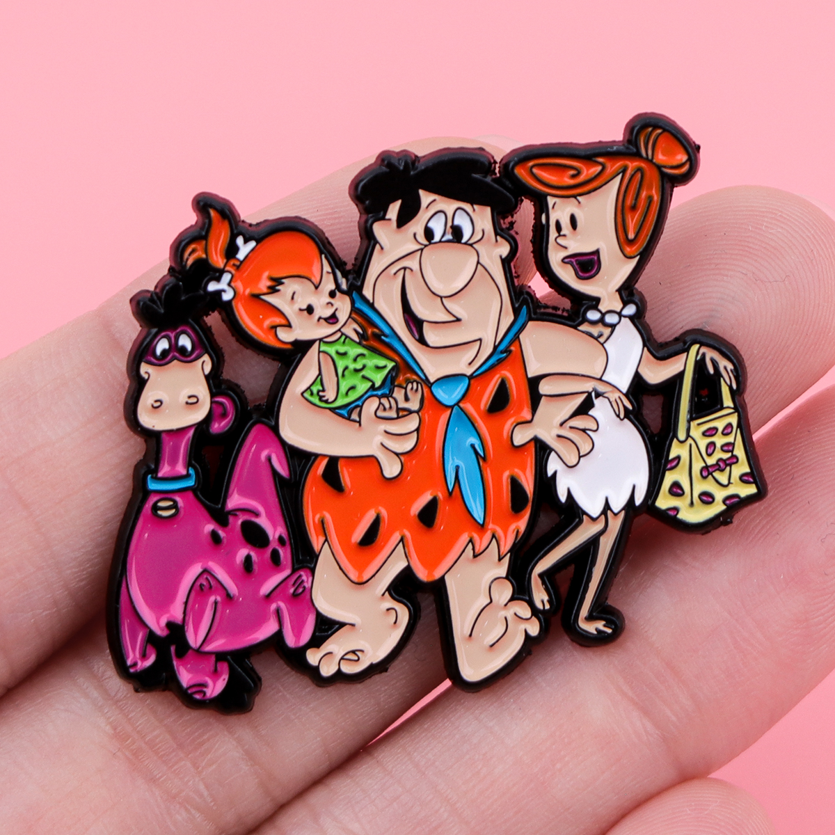 Cartoon Dinosaur Enamel Pin Ba - Women Accessories Jewelry incelemesi ve fiyatı