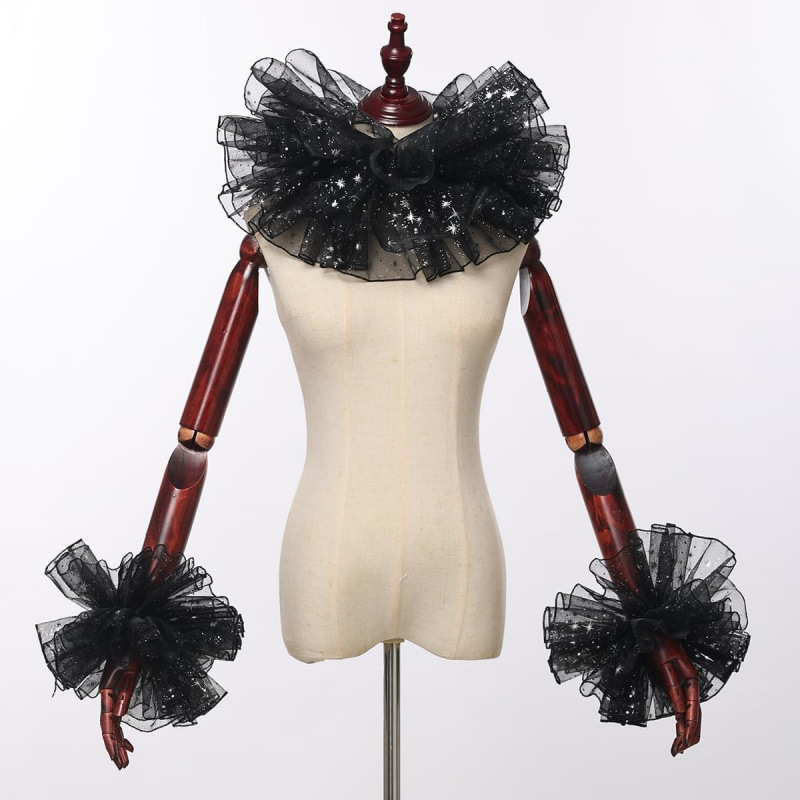 Jester Ruffled Collar Neck Ruf - Women'S Victorian Accessories incelemesi ve fiyatı