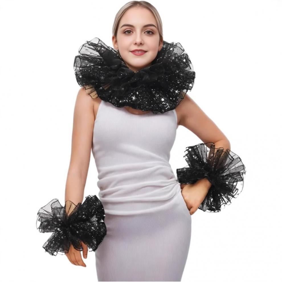 Jester Ruffled Collar Neck Ruf - Women'S Victorian Accessories incelemesi ve fiyatı