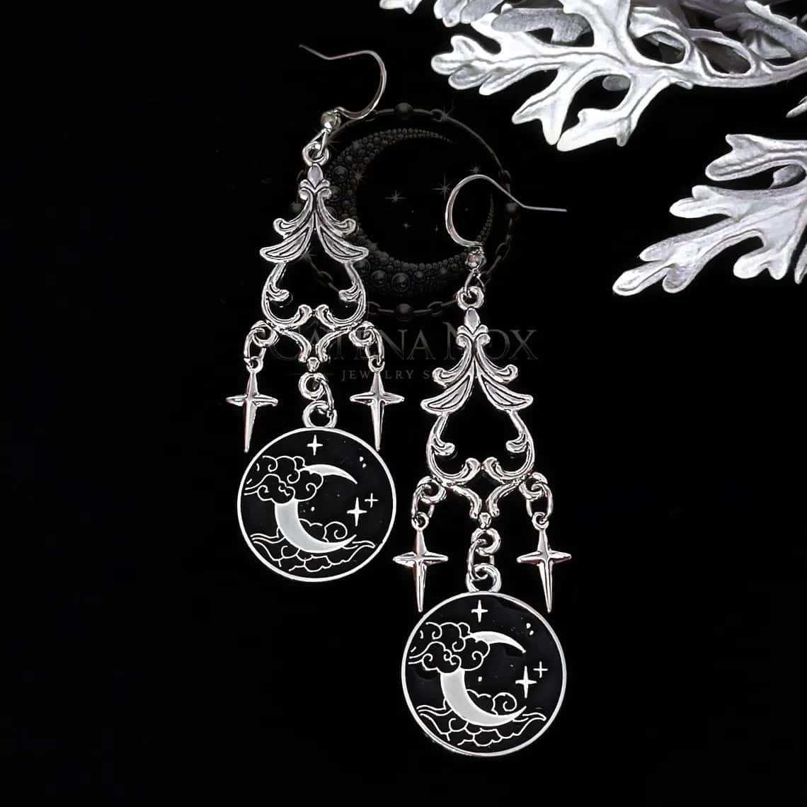 Moon Magic Earring,Gothic Jewe - Women'S Victorian Accessories incelemesi ve fiyatı