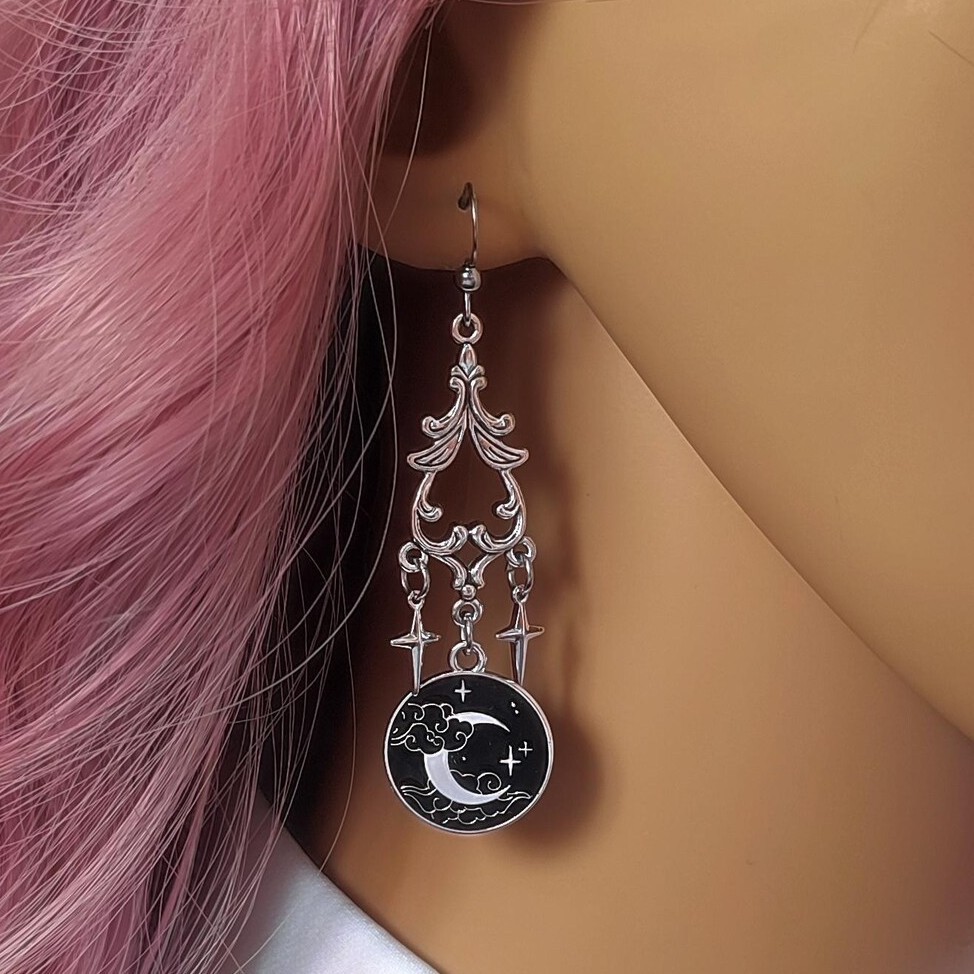 Moon Magic Earring,Gothic Jewe - Women'S Victorian Accessories incelemesi ve fiyatı