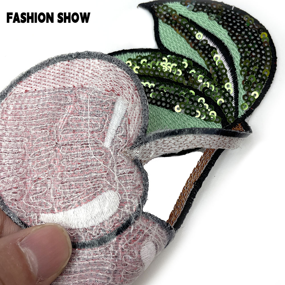 Sequin Cherry Embroidery Patch - Accessories Brand For Women incelemesi ve fiyatı
