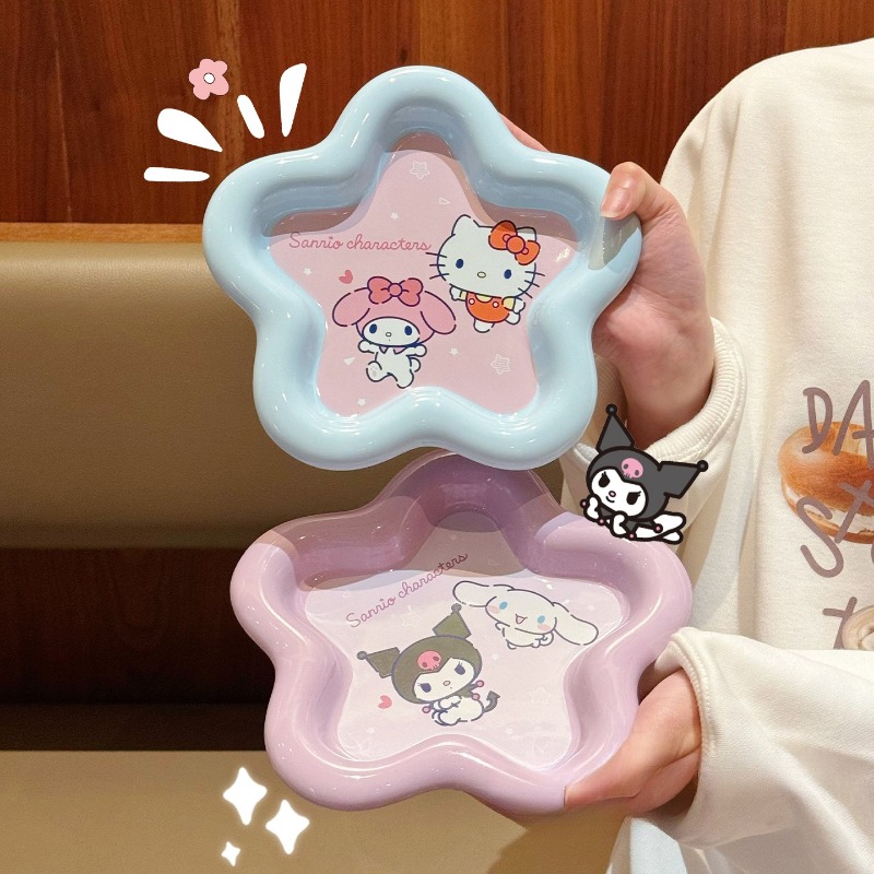 Cartoon Cat Print Ceramic Dinn - Women Accessories Combo Gift incelemesi ve fiyatı