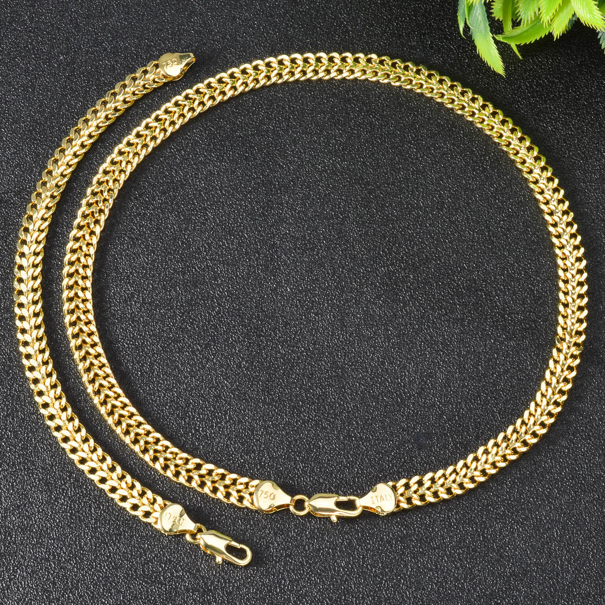 Curb Chain Jewelry Set 14K Gol - Women Accessories Combo Gift incelemesi ve fiyatı