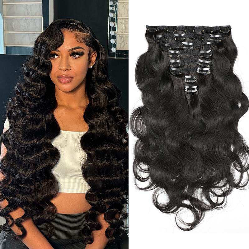 Body Wave Real Human Hair Clip - Women Accessories India incelemesi ve fiyatı