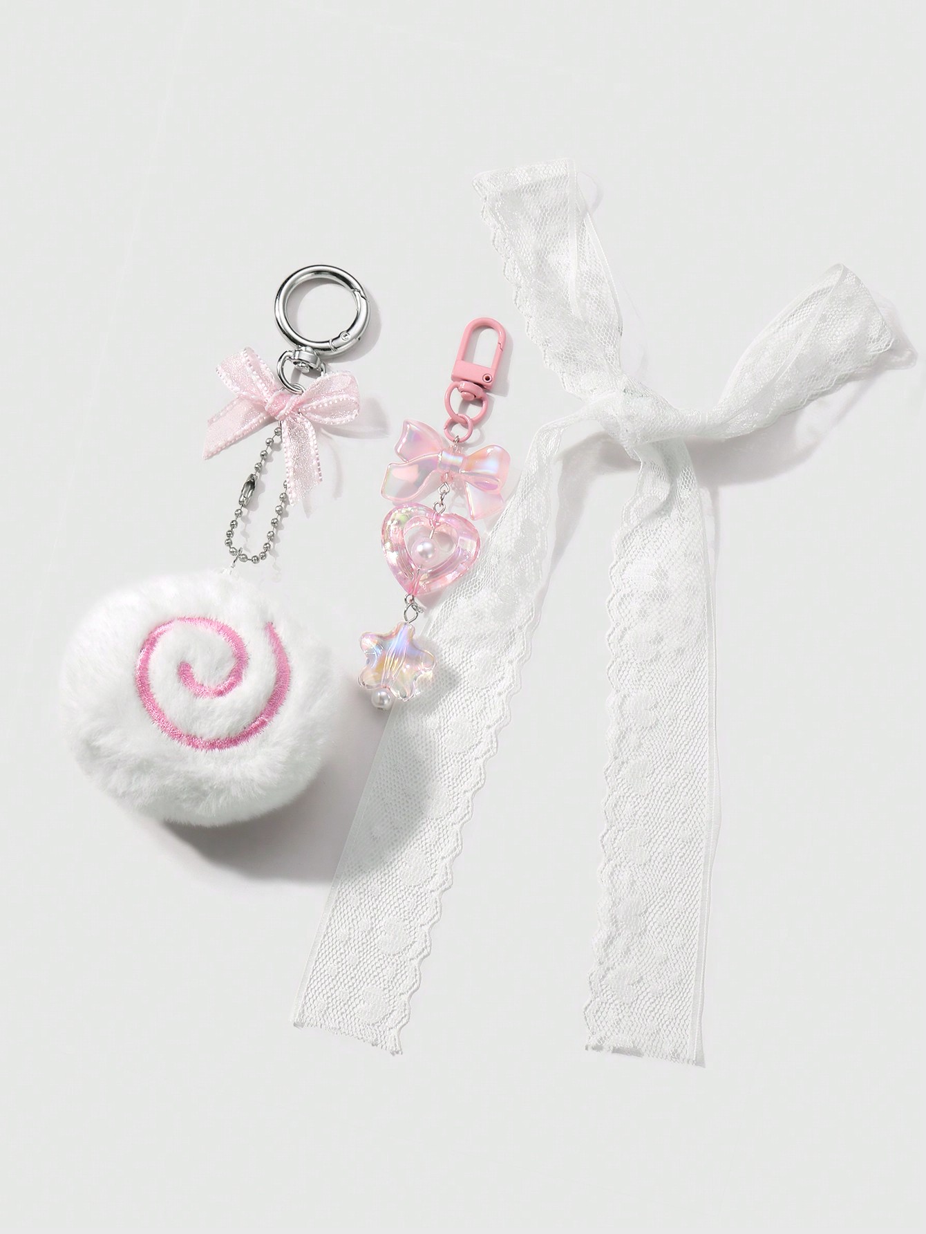 Kawaii 3pcs Set: Cute Plush Do - Women Accessories Combo Gift incelemesi ve fiyatı