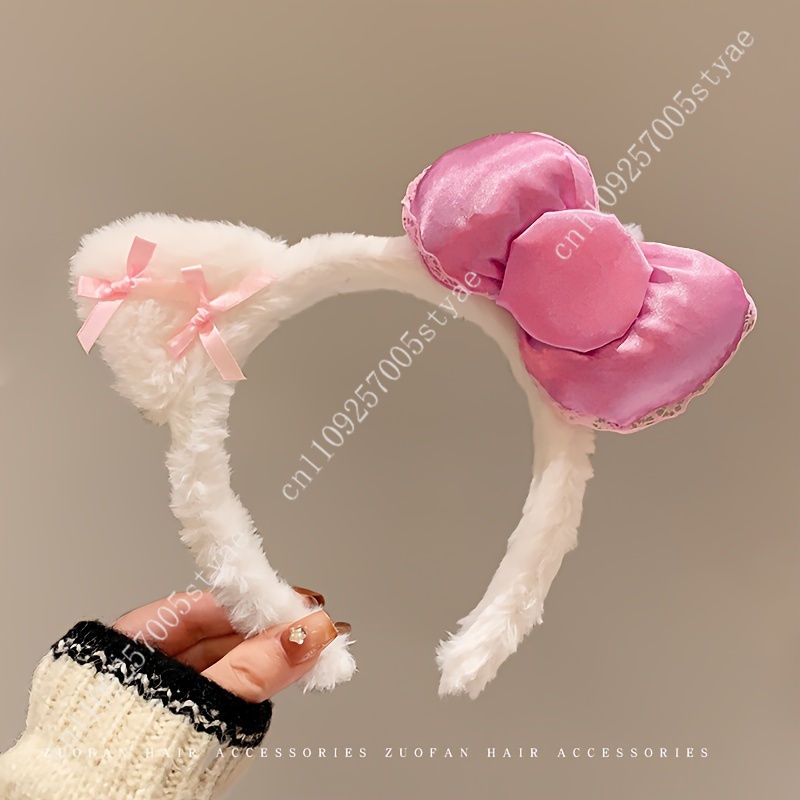 Hello Kitty Pink Bow Plush Hea - Accessories Woman incelemesi ve fiyatı