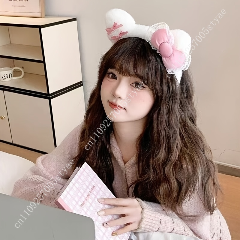 Hello Kitty Pink Bow Plush Hea - Accessories Woman incelemesi ve fiyatı