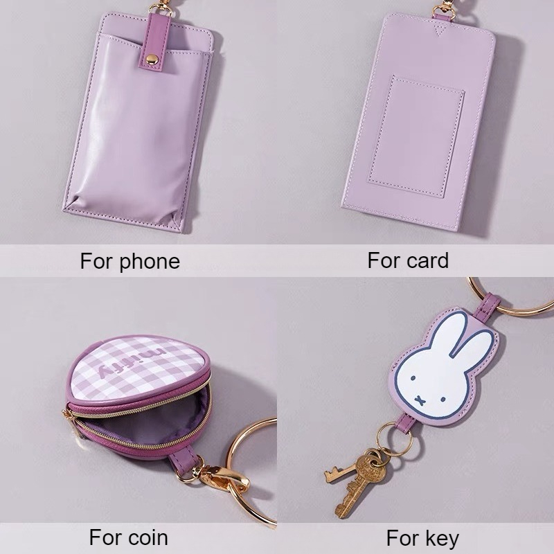 Miffy Kawaii Phone Pouch Set C - Women Accessories Combo Gift incelemesi ve fiyatı