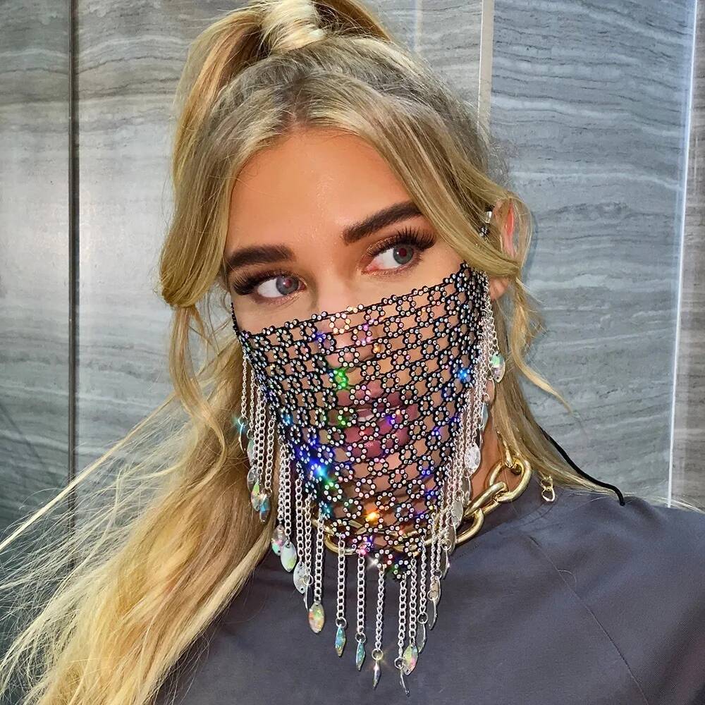 Women New Tassel Veil Masks He - Women Accessories Jewelry incelemesi ve fiyatı