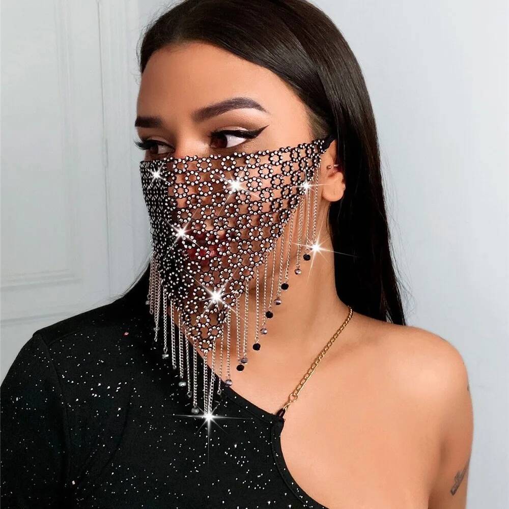 Women New Tassel Veil Masks He - Women Accessories Jewelry incelemesi ve fiyatı