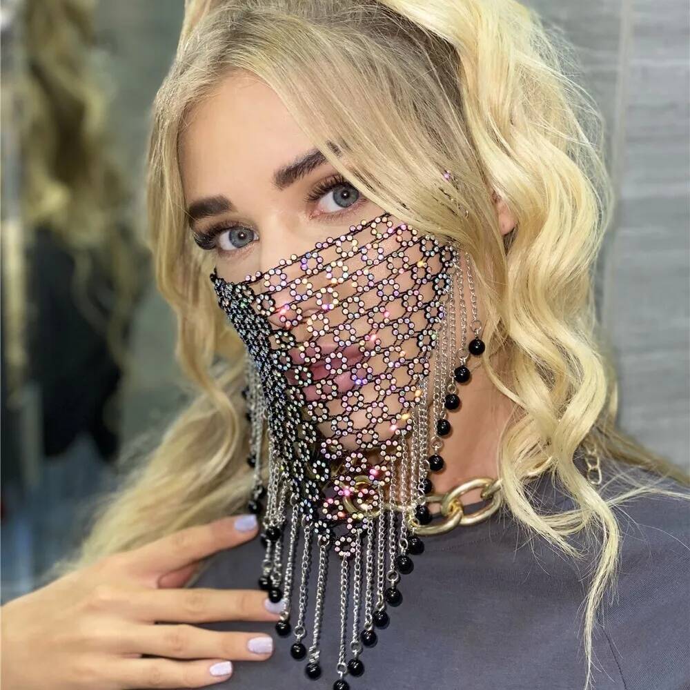 Women New Tassel Veil Masks He - Women Accessories Jewelry incelemesi ve fiyatı