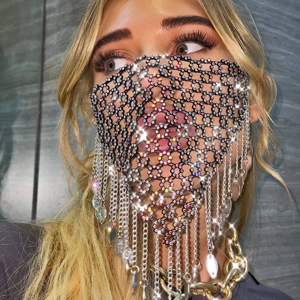 Women New Tassel Veil Masks He - Women Accessories Jewelry incelemesi ve fiyatı