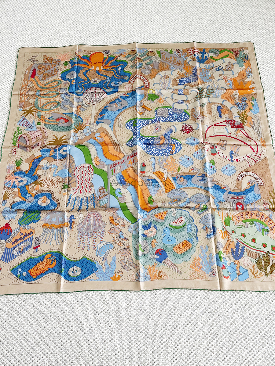Large Silk Scarf Wraps Luxury  - Accessories Brand For Women incelemesi ve fiyatı
