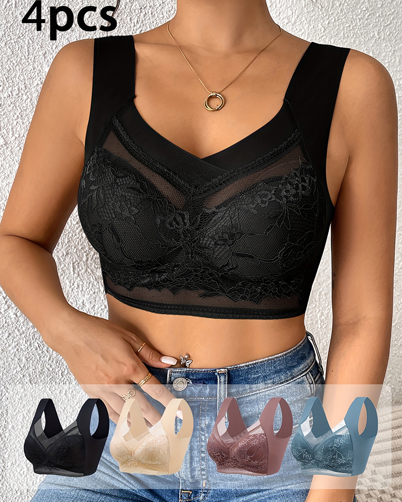 4Pcs Plus Size Women Seamless  - Accessories Woman incelemesi ve fiyatı